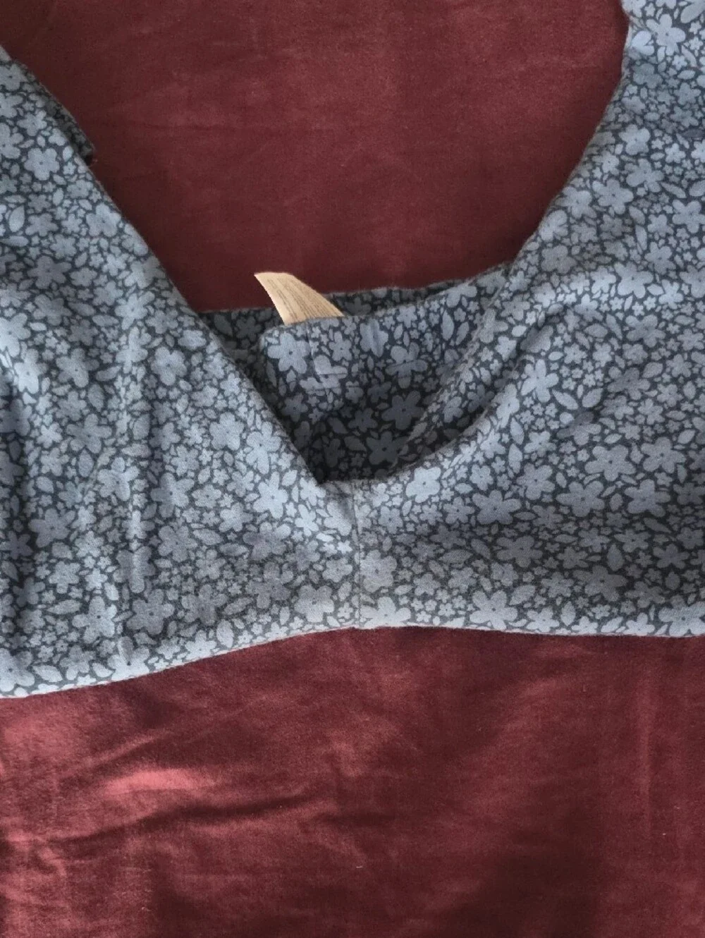 Carter's Light Blue Floral Flare Leggings